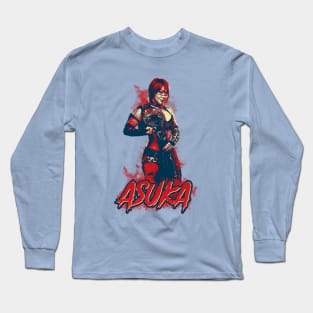 Asuka Wrestler Pop Art Long Sleeve T-Shirt